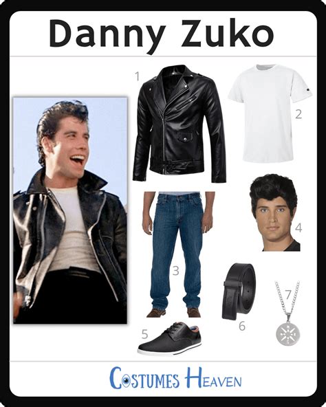 DIY Danny Zuko Costume Ideas 2022|Cosplay And Halloween Ideas