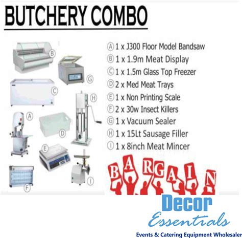 Butchery Equipment Starter Pack | Decor Essentials South Africa