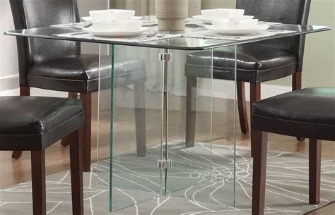 Alouette Square Glass Dining Table from Homelegance (17811) | Coleman ...