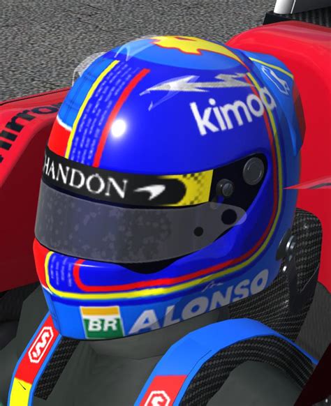 Fernando Alonso Special Helmet by Eugenio Stanislav - Trading Paints