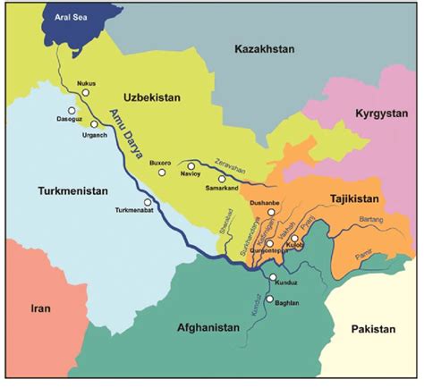 Amu Darya Basin, Central Asia. | Download Scientific Diagram