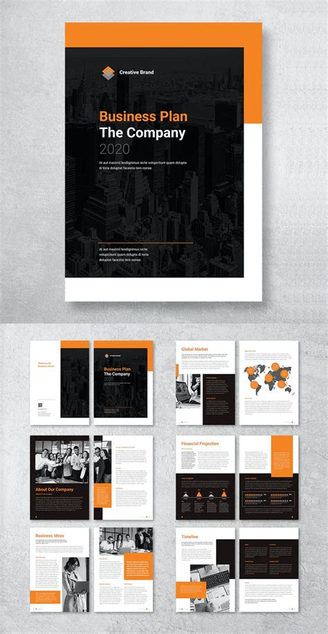 Modern Business Plan Template | Business plan template free, Business plan design, Business planning