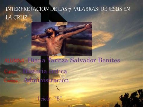 las 7 palabras que dijo Jesús antes de morir (infografia)