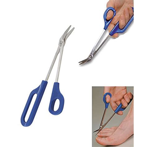 Tuscom ToeNail cutter Easy grip Long Handled Toenail Scissors Clippers ...