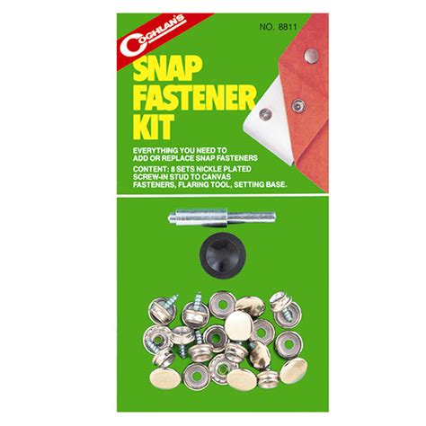 COGHLAN'S Snap Fastener Kit - Nickel Plated - 8 Sets - 18 Pieces 8811 | RONA