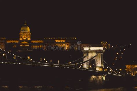 Hungary, Budapest, Night City View.Europe, Old Town, Night Life Stock ...