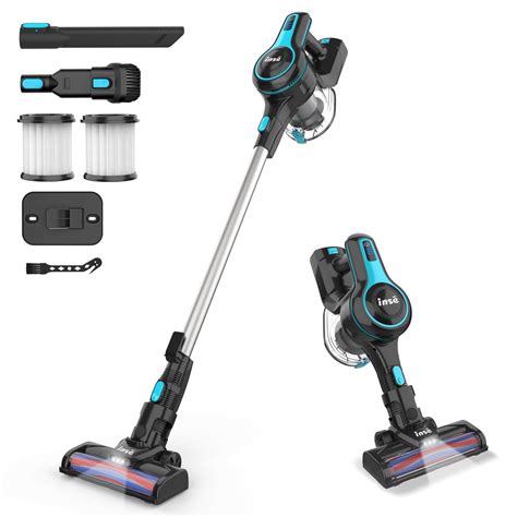 INSE Cordless Vacuum Cleaner, 6 in 1 Powerful Suction Lightweight Stick ...