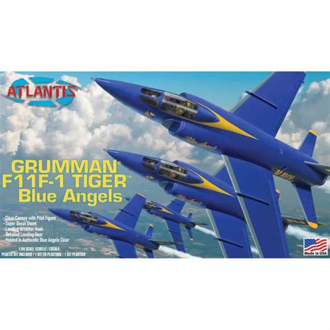 ATLANTIC Grumman F11F-1 Tiger Blue Angels 154 Model Kit | Falabella.com