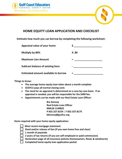 22 home equity loan requirements - Free to Edit, Download & Print | CocoDoc