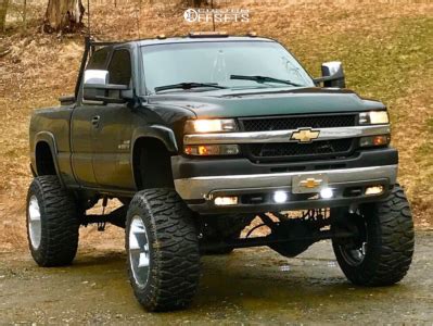 2002 Chevrolet Silverado 2500 with 22x14 -76 TIS 544V and 40/14.5R22 Atturo Trail Blade Boss and ...