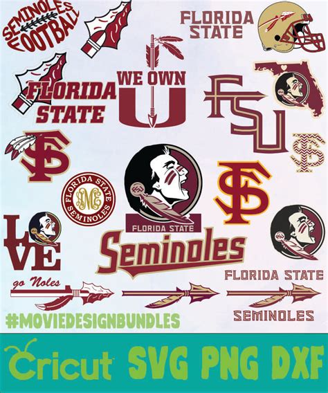 Florida State Seminoles NCAA SVG, PNG, DXF - Movie Design Bundles