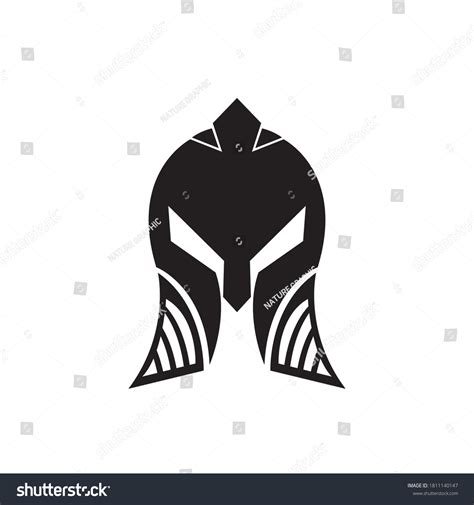 Mask Gladiator Vector Illustration Template Design Stock Vector ...