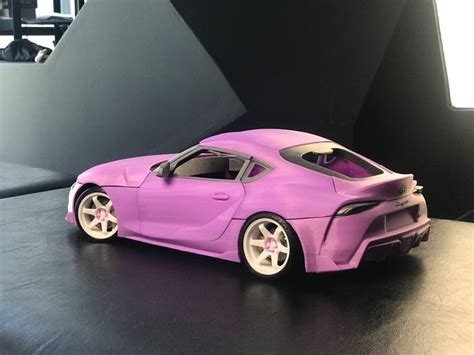 Toyota supra on 3d printed