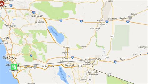 One Lane Closed on Westbound I-8 Near California/Arizona Border | The ...