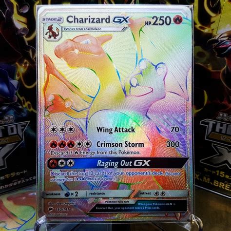 Charizard GX Hyper Rare from Pokemon Card TCG Burning Shadows, Toys ...