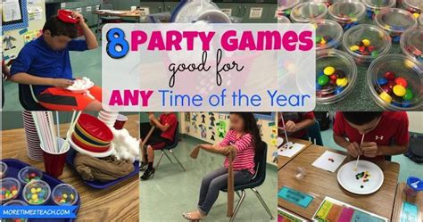 8 Party Games Good for Any Time of the Year | Party games, School parties, Fun party games