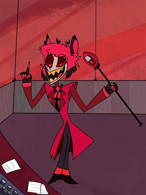 Alastor in the radio tower by TheMorningOwl on DeviantArt