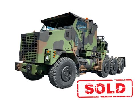 1994 Oshkosh M1070 8x8 HET Military Heavy Haul Tractor Truck Overhauled ...