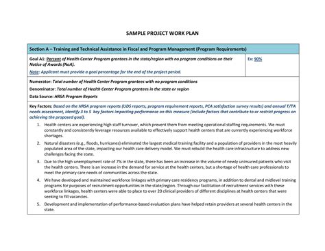 Work Plan - 40 Great Templates & Samples (Excel / Word) - Template Lab