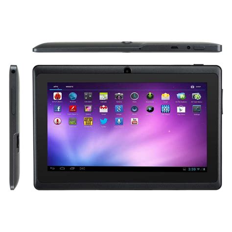 7" inch Android 4.4 Quad Core Tablet PC MID 8GB Dual Camera Wifi Bluetooth Black - PCMacs