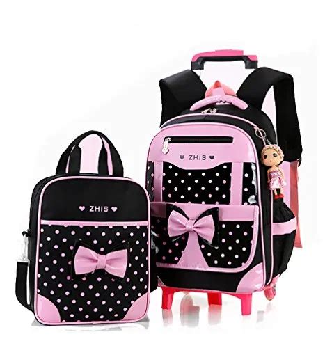 Meetbelify Rolling Backpacks For Girls School Bags Review ...