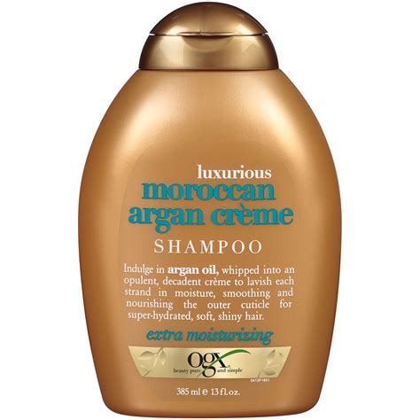 OGX Luxurious Moroccan Argan creme Shampoo, 13 Oz - Walmart.com