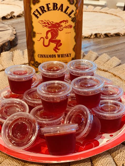 Fireball Jello Shots - The Cookin Chicks