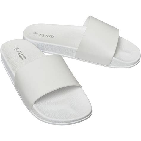 Buy Fluid Mens Sliders White