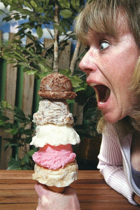 Mega Ice Cream Cone - Prepared Food Photos, Inc.