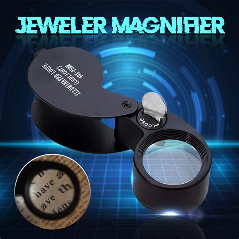 Different Price 40x 25mm Glass Magnifying Magnifier Jeweler Eye Jewelry ...