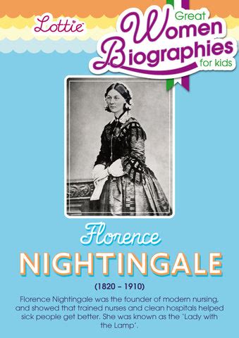 Florence Nightingale biography for kids – Lottie Dolls