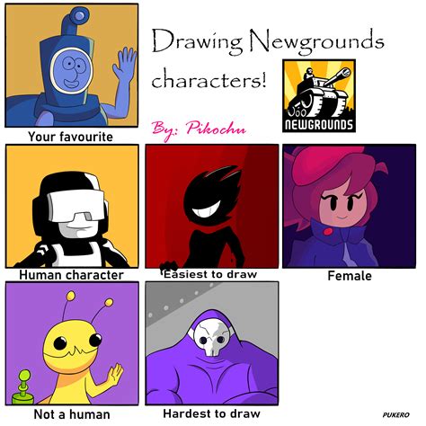 Newgrounds Characters by Pukero on Newgrounds