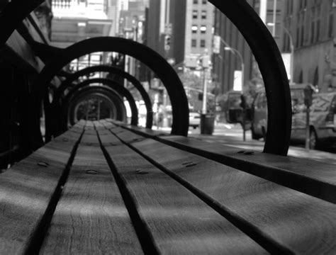 Free Images : black and white, road, bench, seat, city, new york, transport, lane ...