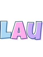 Lau Logo | Name Logo Generator - Candy, Pastel, Lager, Bowling Pin, Premium Style