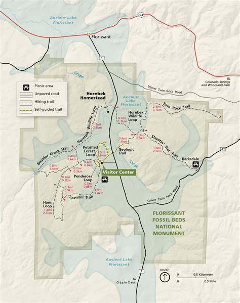 Florissant Fossil Beds Maps | NPMaps.com - just free maps, period.