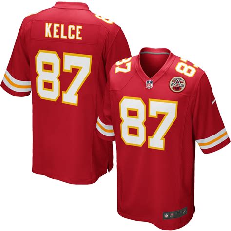 Travis Kelce Kansas City Chiefs Youth Nike Team Color Game Jersey - Red