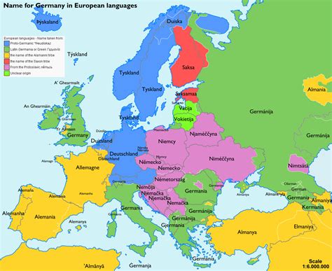 Landkartenblog: Europakarte zeigt wie Deutschland im Ausland heißt ...