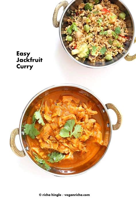 Easy Jackfruit Curry - Vegan Richa