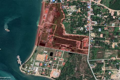 The satellite image of the naval base in Cambodia reveals China's lies ...