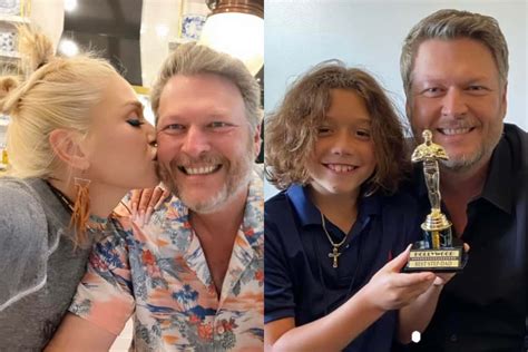 Blake Shelton Earns The "Best Step-Dad" Award From Gwen Stefani's Kids On Father's Day - Music ...