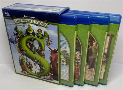 SHREK THE WHOLE Story Box Set (Bluray, Shrek 1-4, Mike Myers, OOP ...