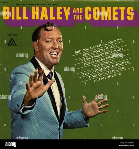 Bill Haley And The Comets - Vintage vinyl album cover Stock Photo - Alamy