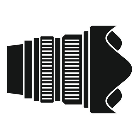 Modern camera lens icon, simple style 14621098 Vector Art at Vecteezy