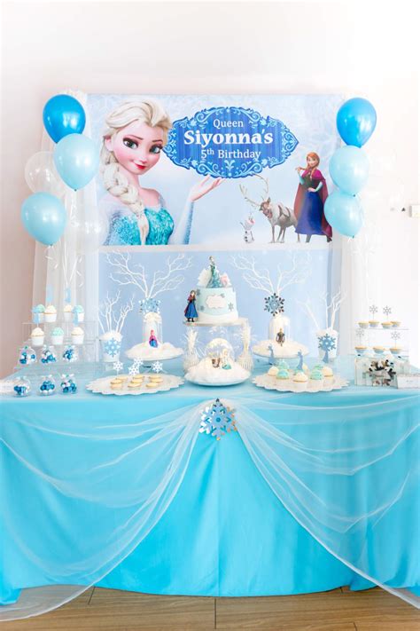 Frozen Theme Birthday Party Ideas | Photo 1 of 19 | Catch My Party