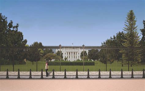 White House Fence Construction - President's Park (White House) (U.S ...