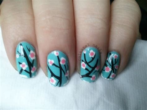 Cherry Blossom Nail Art | Celestal Nails