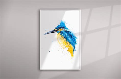 Kingfisher Painting - Kingfisher Watercolour Living Room Art Limited ...