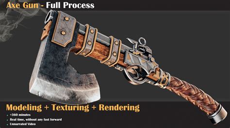 ArtStation - Axe Gun Tutorial | Tutorials