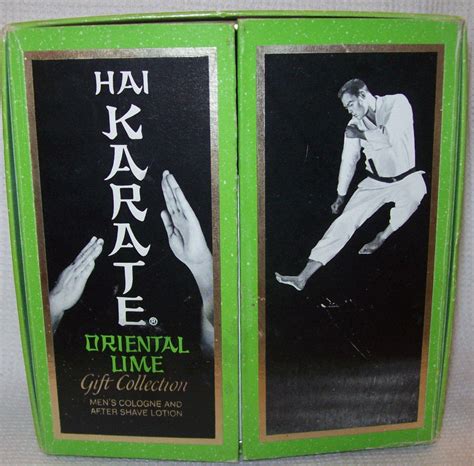 Vintage Hai Karate Oriental Lime Men's Cologne & After Shave Lotion 4Oz Box Set - Men