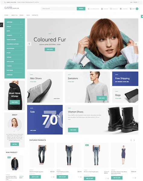 Joomla Ecommerce Template